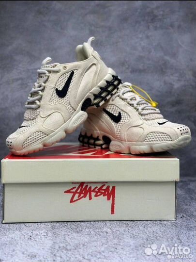 Кроссовки Nike Air ZM Spiridon CG 2/ Stussy. Люкс