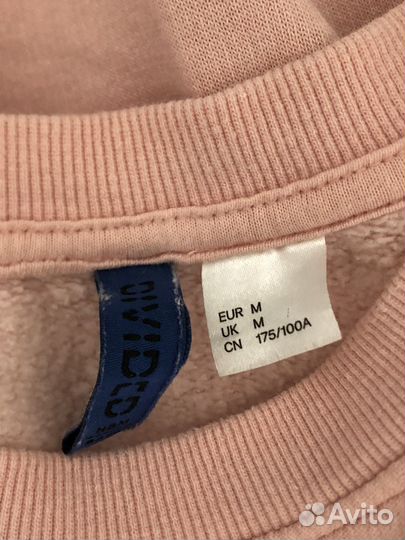 Свитшот мужской hm размер М хлопок