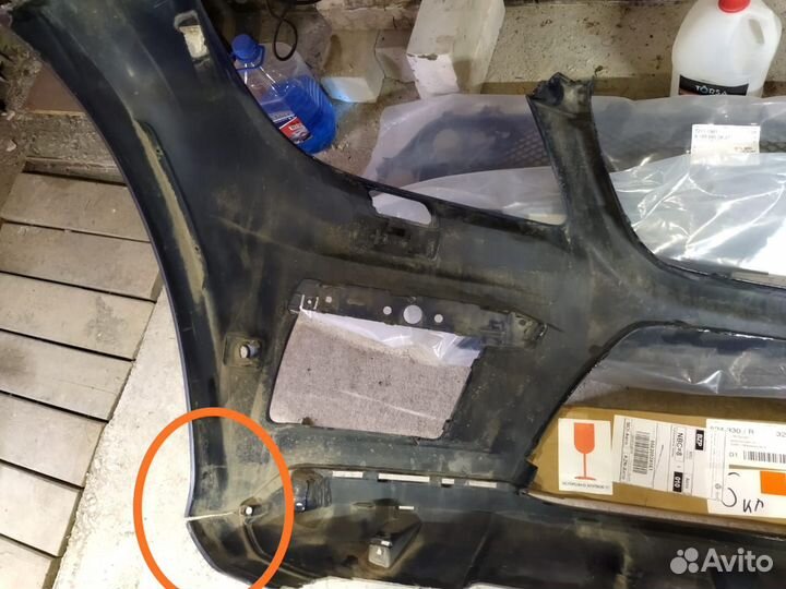 Бампер mersedes AMG