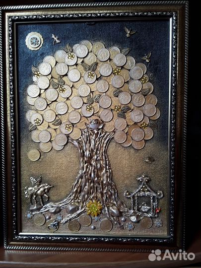 Денежное дерево картина