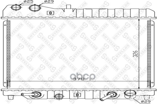 10-26668-SX радиатор системы охлаждения АКПП H
