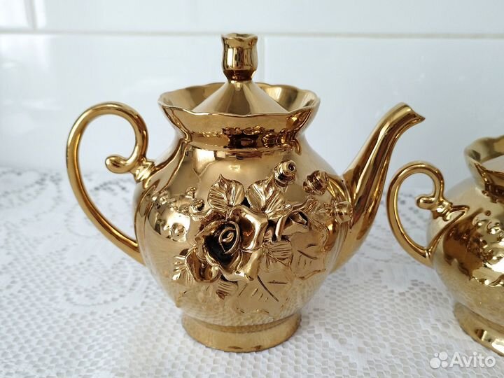 Чайный набор «Золотая роза» СССР