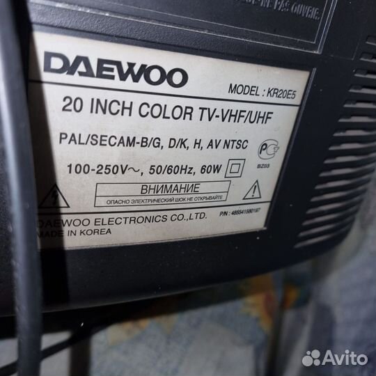 Телевизор daewoo: kr20e5