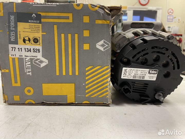 Генератор renault logan