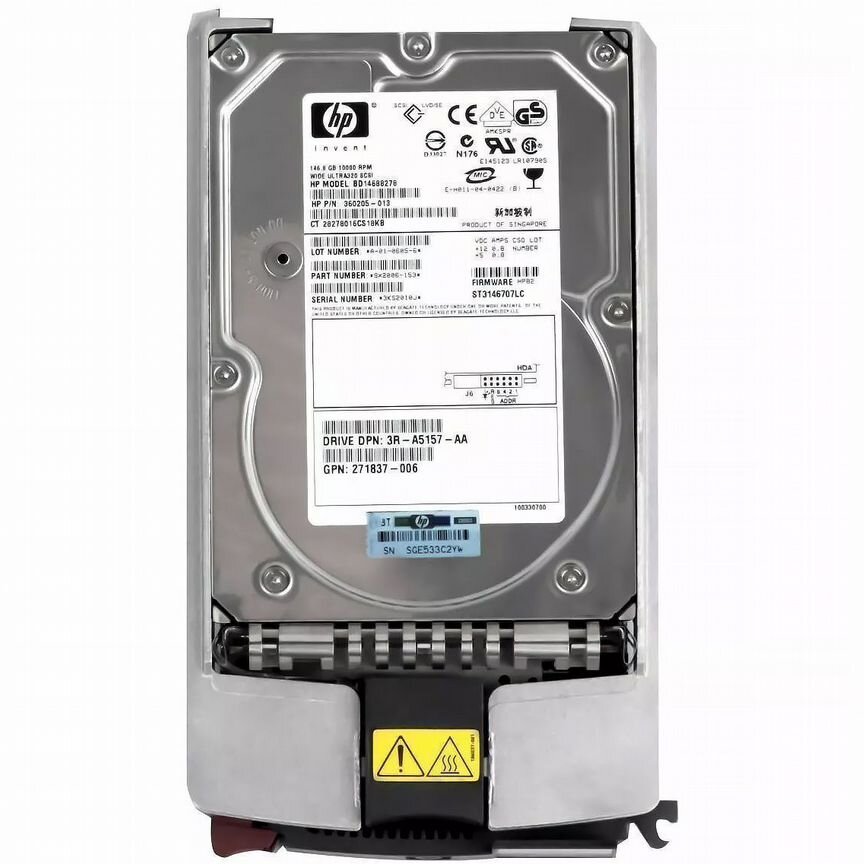 [360205-013] Жесткий Диск Hp Bd14688278 146,8gb U320scsi 3.5" 360205-013