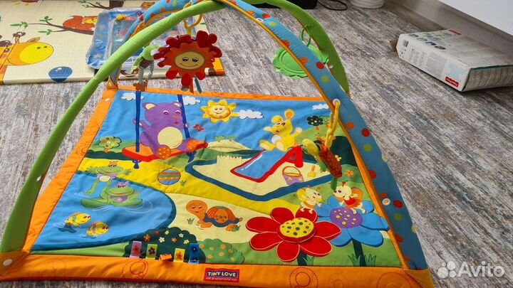 Развивающий коврик tiny love солнечная полянка
