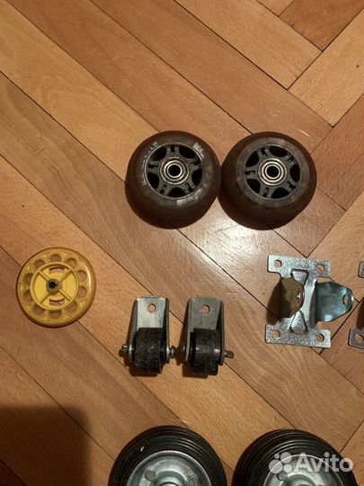 Колеса и крепления для тележки