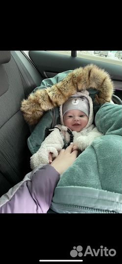 Зимний конверт в коляску