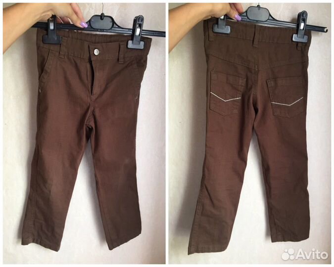 Брюки 100 хлопок, мало бу