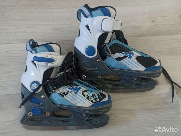 Коньки раздвижные размер 29-32