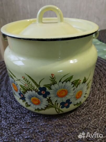 Бидон эмалированный СССР 2 литра