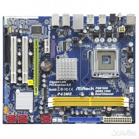 ASRock P43ME LGA775 P43 microatx 2DDR2