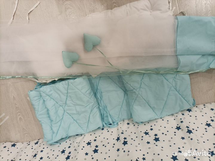 Бортики и текстиль для кроватки Премиум беби