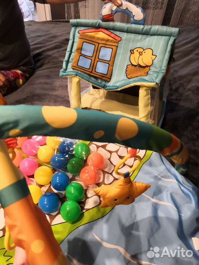 Развивающий коврик + сиденье в подарок