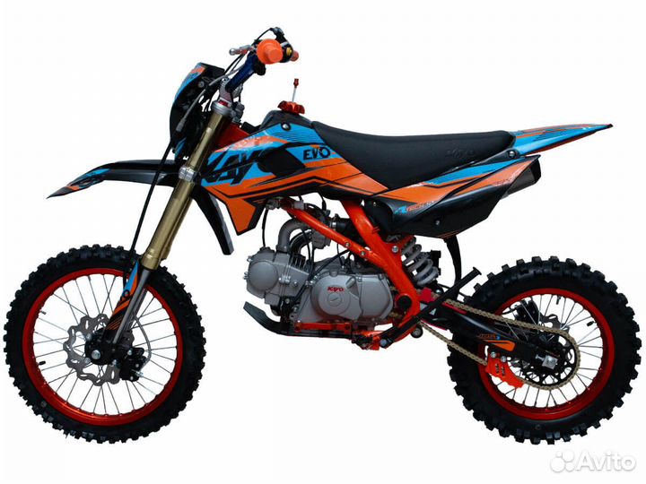Питбайк kayo evolution YX125/140em 17/14 KRZ