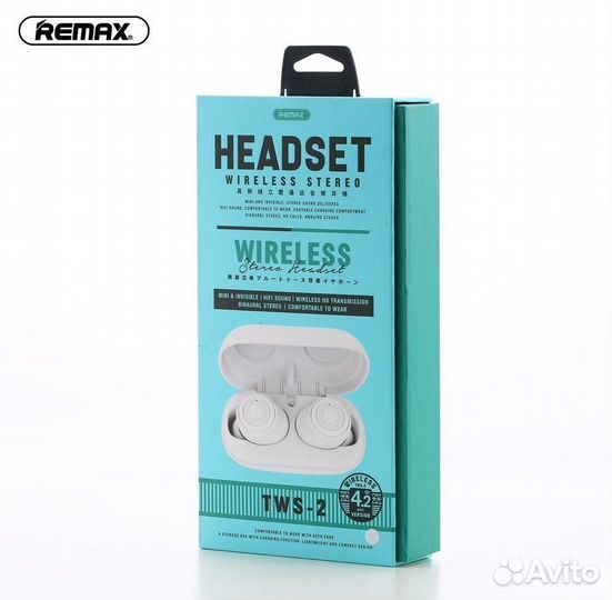 Remax TWS-2 беспроводные наушники