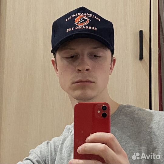 Винтажная бейсболка из шерсти. Италия