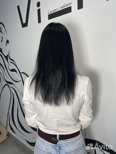 Коррекция наращённых волос