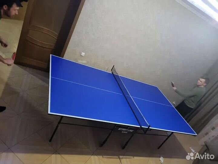 Теннисный стол синий Германия-Россия