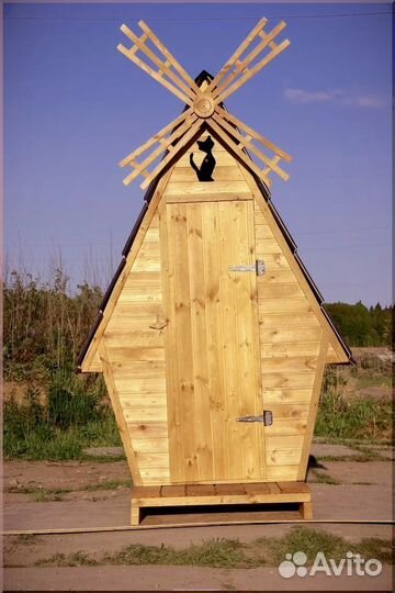 Дачный туалет деревянный К101