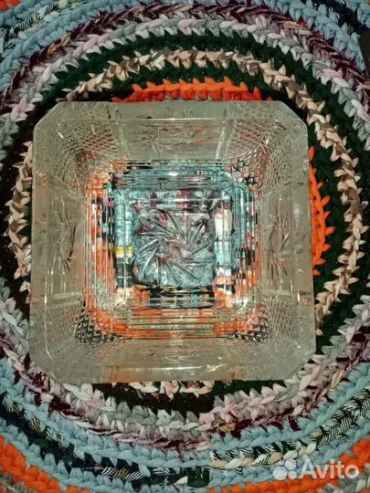 Ваза хрустальная - салатник СССР (конфетница)