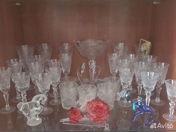 Хрустальные бокалы СССР