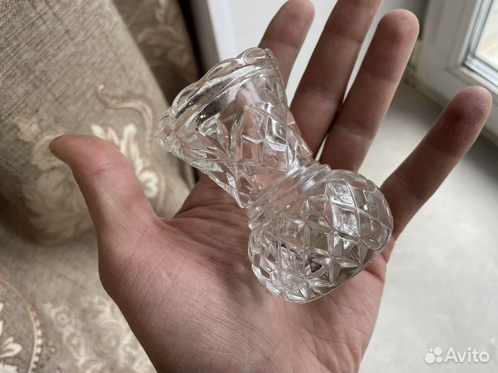 Ваза хрустальная сувенирная мини