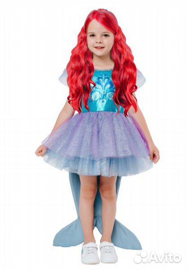 Костюм принцессы для девочки Ариель, Золушка от