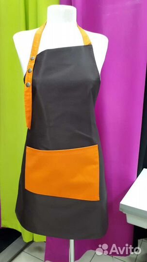 Фартук дизайнерский для кухни, персонала, кафе, ун