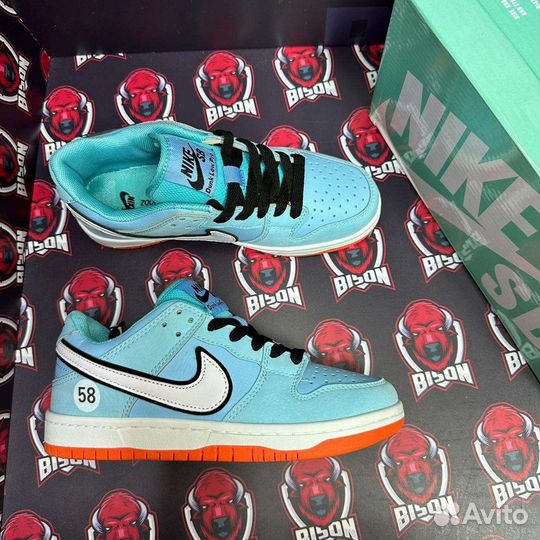 Кроссовки Nike sb dunk low club 58 gulf