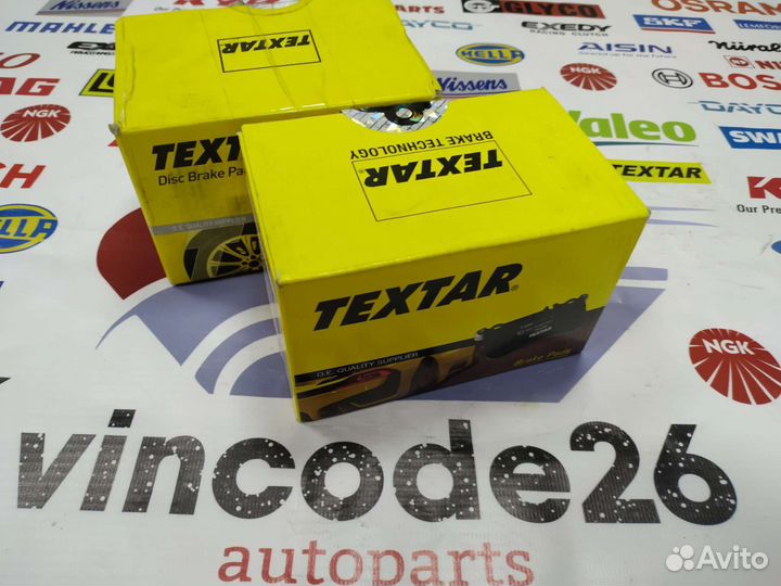 Колодки тормозные перед/зад Textrar для всех авто