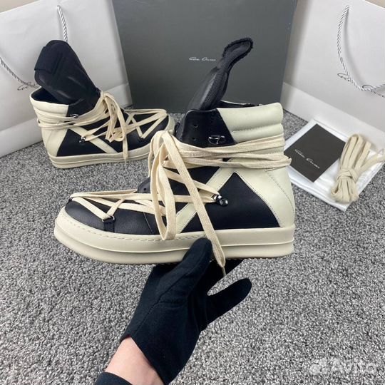 Rick Owens geobasket megalace