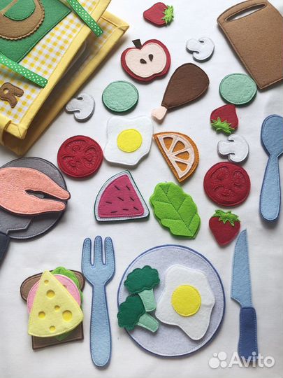 Игушка ручной работы. Фетровая кухня