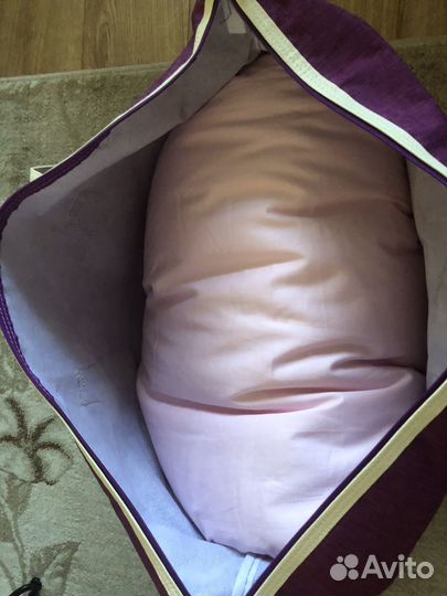 Одеяло шелковое 200x230 новое розовое