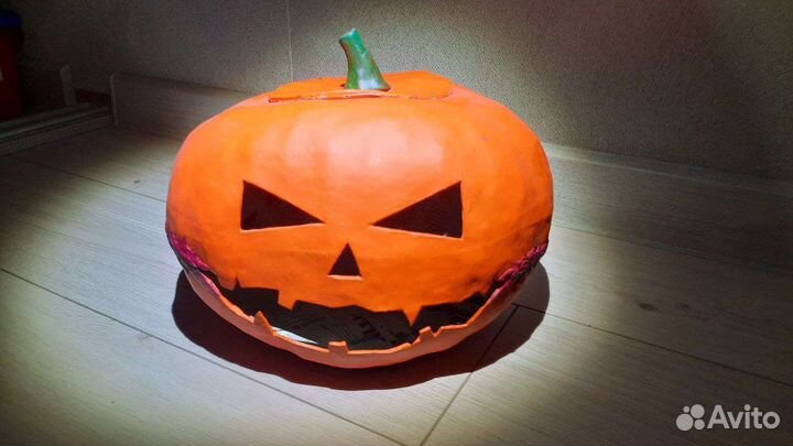 Декоративная тыква хэллоуин