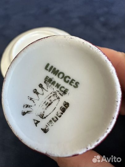 Вазочкм фарфор Limoges France