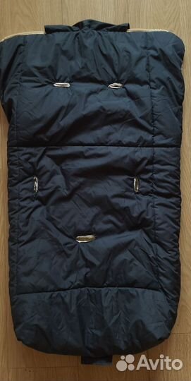 Зимний конверт в коляску на овчине