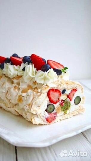 Меренговый рулет