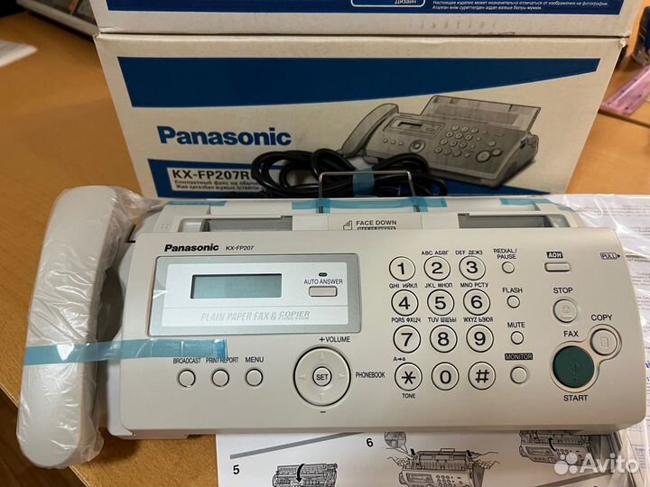 Новый Факс Panasonic KX-FP207 RU