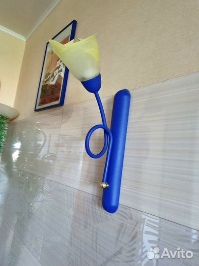 Комплект люстра и бра, Польша