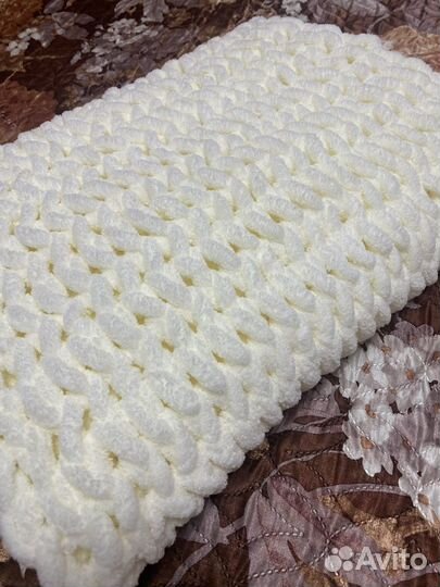 Плед детский вязаный ручная работа