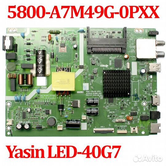 Main 5800-A7M49G-0PXX, Yasin LED-40G7