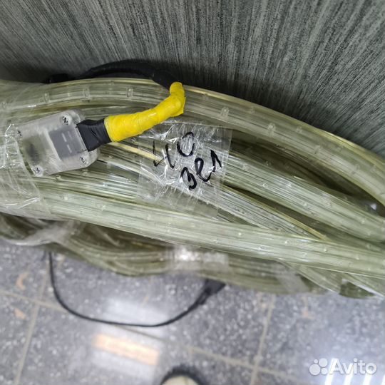 Светодиодный шнур бу 40 метров зеленый