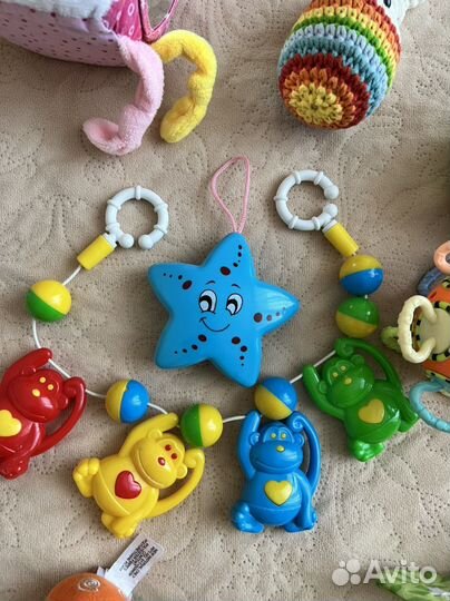 Пакет игрушек Chicco, tiny love, fisher price