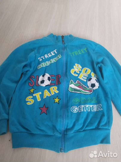 Кофта на молнии для мальчика