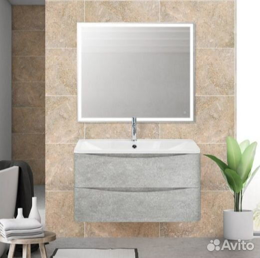 Тумба с раковиной BelBagno Acqua 100 подв