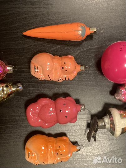 Елочные игрушки СССР