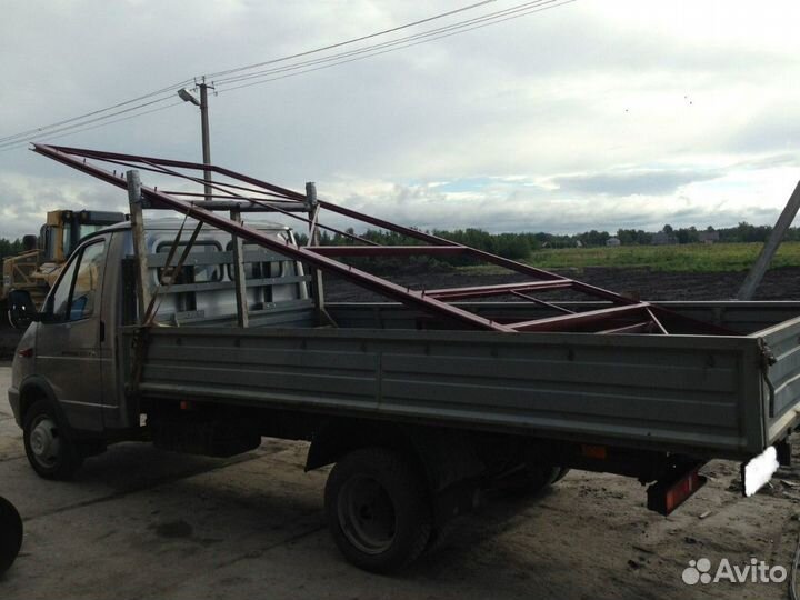 Грузоперевозки Газель 6 метров открытый борт