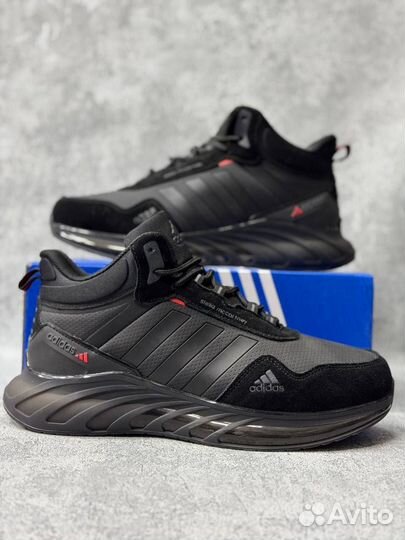 Мужские зимние кроссовки с мехом adidas 41-46