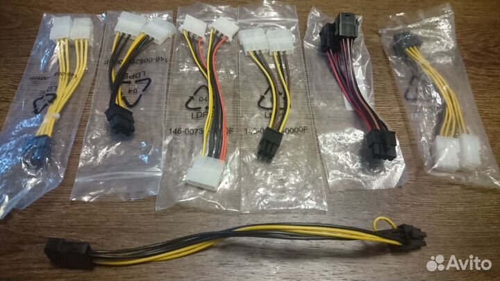 Переходники кабеля видеокарт сетевой пк удлинитель